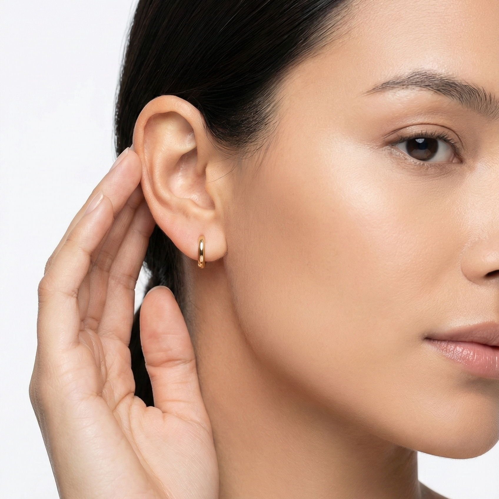 The Arabelle Unisex Huggie Earrings