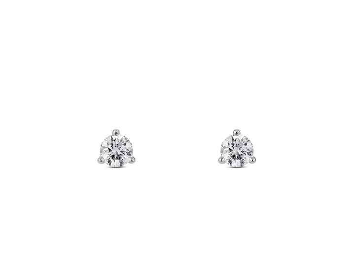 Lab-Grown Diamond ¼ct. tw. Mini Round Brilliant Solitaire Studs | White