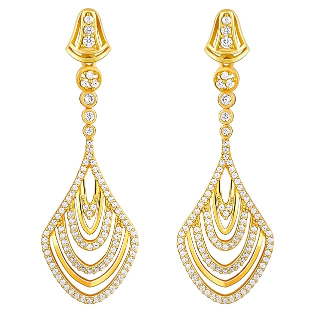 Majestic Luxe Diamond Cascade Earrings