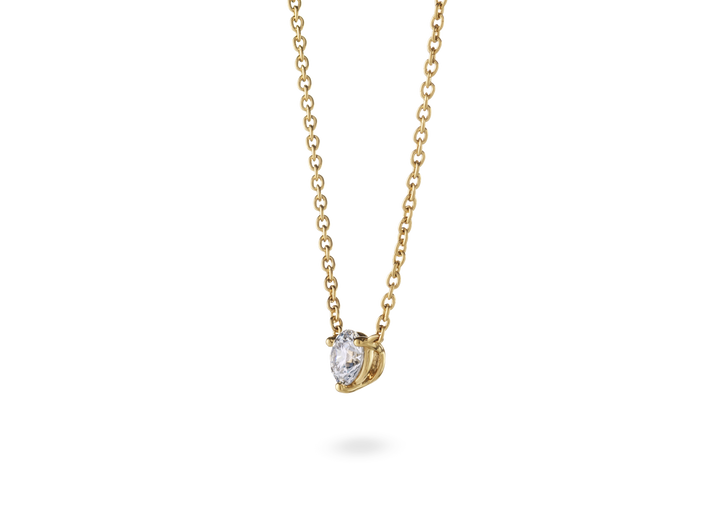 Lab-Grown Diamond ½ct. Round Brilliant Solitaire Pendant | White