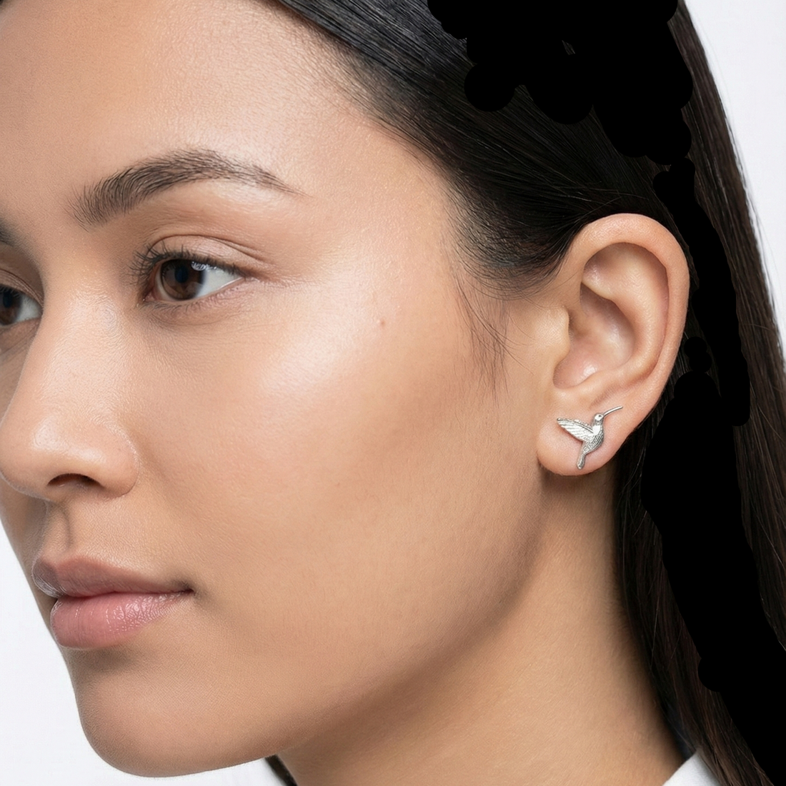 Graceful Bird Stud Earrings