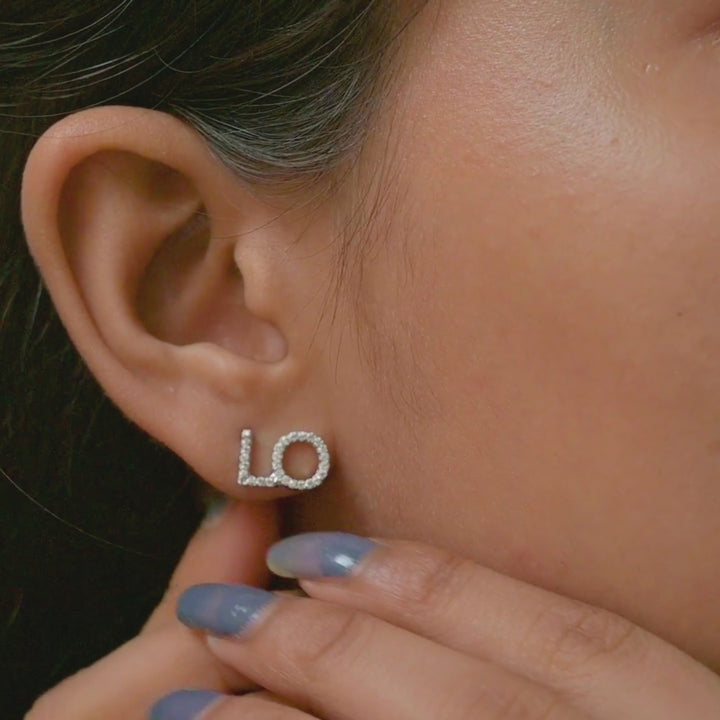 Love Letter Diamond Stud