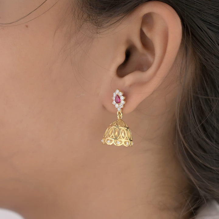 The Alyne Ruby Classic Jhumka