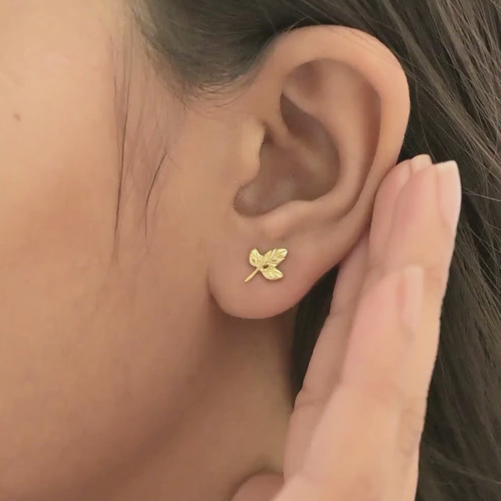The Gold Leaf Earring Jewellery